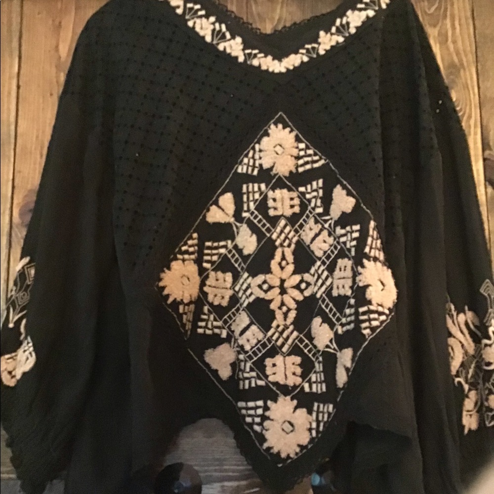 Free PeopleRomantic Embroidered Top